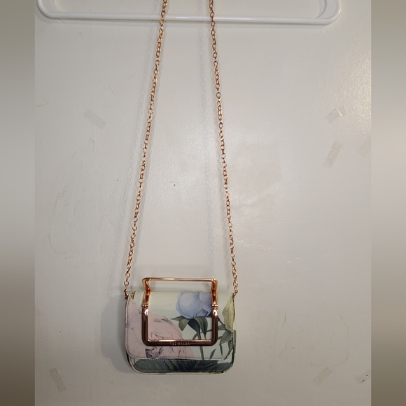 Ted Baker Floral Crossbody Bag - Multicolor Little Stain. See Photos - Picture 2 of 11